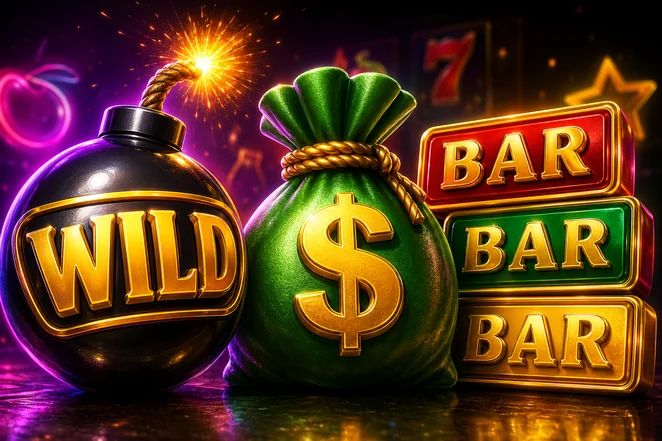 20 Hot Blast – simboluri Wild Scatter